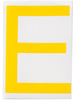 ToughStripe Die-Cut Yellow Letter E - 121720 - Brady Corporation