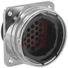 Connector; Receptacle; 24; Thermoplastic; 28; Zinc Alloy; Black; Metal; Nickel - 70083003 - Allied Electronics, Inc.