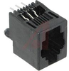 Jack; PCB Mounted Jack; 6; Polyester (PBT); Phosphor Bronze; 0.65 in. - 70042940 - Allied Electronics, Inc.
