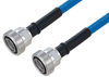 Plenum 7/16 DIN Female to 7/16 DIN Female Low PIM Cable 12 Inch Length Using SPP-375-LLPL Coax Using Times Microwave Parts - PE3C6383-12 - Pasternack