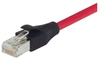 LSZH Shielded Category 6a Cable, RJ45 / RJ45, 26AWG Stranded, Red, 20.0ft - TAA00003-20F - MilesTek Corporation
