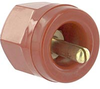 Electrical Connector; Pin Receptacle; 0.25 in.; 1.25 in.; 0.25 in. (Max.); Red - 70120701 - Allied Electronics, Inc.