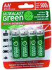 Nickel Metal Hydride-Nimh Battery, 1.2V, 2400Mah; Battery Voltage Ultralast Green - 84R6528 - Newark, An Avnet Company