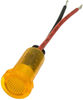 Panel Indicator, Yellow, 24V, Wire Lead; Led Color Dialight - 49AC2870 - Newark, An Avnet Company