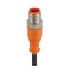 M12 Standard Sensor/Actuator Single-Ended Cordset: Male, - RST 4B-225 - Belden Inc.