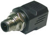 Adaptor, M12 Plug To Rj45, Vertical; In Line Connector A Amphenol Sine/tuchel - 69W0686 - Newark, An Avnet Company