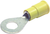 Terminal, Ring Tongue 1/4In Crimp Yellow; Stud Size - Metric Multicomp - 14T2538 - Newark, An Avnet Company