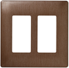 Decorative Finish Screwless Wall Plates, Decorator Openings -- SWP262BC - Image