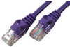 15' Molded Cat5e Patch Cable, Purple - 43-730PR - Computer Network Accessories, Inc.