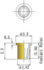 Thru Hole Short type, Round Socket Pin -- DPA5P-F23L23-GG-RL - Image