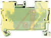 Spring Cage Ground Terminal Block, AWG:26-14, Yellow-Green - 70169211 - Allied Electronics, Inc.