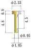 Small Size Socket Pin - NSB10V-GG - JC Cherry, Inc.