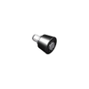 Spring Loaded Plunger, Press-in, Large Size, Without hold-open feature, Steel, Black Knob - 56-260-000 - Southco