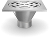 Square Sanitary Drain -- Z1800-12S - Image