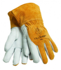 Tillman White/Gold Large Split Goatskin Kevlar/Leather Welding Glove - Straight Thumb - TIL48 MIG L - TIL48 MIG L - R. S. Hughes Company, Inc.