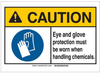 Brady Polypropylene Rectangle White Personal Protection Equipment (PPE) Sign - 10 in Width x 7 in Height - 144991 - 754473-99894 - R. S. Hughes Company, Inc.
