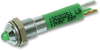 Led Panel Mount Indicator, Satin Chrome Bezel, Green, 6 Mm, 12 Vdc, 20 Ma, 8 Mcd, Ip40 Rohs Compliant Cml Innovative Technologies - 35M0419 - Newark, An Avnet Company