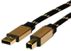 Usb Cable, 3.0 A-B Plug, 0.8M, Blk; Connector To Connector Roline - 43AC9793 - Newark, An Avnet Company