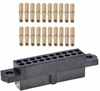 17+17 Pos. Female DIL 24-28 AWG Cable Conn. Kit, No Jackscrews - M80-4713405 - Harwin Plc