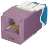 Rj45 Conn, Jack, 8P8C, 1Port, Violet; Modular Connector Type Panduit - 68K2197 - Newark, An Avnet Company