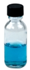 Clear Boston Round Glass Bottles with Caps - 72488 - U.S. Plastic Corporation