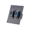 Patchbay, Jack Panel Accessories - 5073-USP2ECF3-3BA-BLK-ND - DigiKey