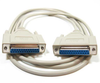 10ft DB25 F/F Null Modem Cable -- NU32-10 - Image