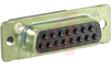 AMPLIMITE Receptacle, HDP-20 Series, 15Position, Front Metal Shell, Unloaded - 70041222 - Allied Electronics, Inc.