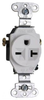 Duplex/Single Receptacle - 5851-W - Thomas & Betts Corporation