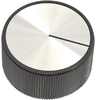 Round Knob With Line Indicator, 6.35Mm; Shaft Type Ehc (Electronic Hardware) - 95F7017 - Newark, An Avnet Company