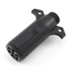 Pollak 11-704E 7-Way Trailer Connector Plug, Heavy-Duty Nylon - 35673 - Waytek, Inc.
