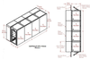 4-Unit Tunnel Low Profile Single Door Air Shower -- CAP701LP-ST4-49216 - Image