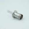 Multipin Feedthrough, 7 Pins, 500 Volts, 3.5 Amps per Pin, 0.032″ Dia Conductors, 1.18″ QF / KF Flange - A1623-4-QF - MPF Products, INC.