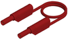 Test Lead, 4Mm Banana Plug, Red, 250Mm; Test Connector Type A Hirschmann Test And Measurement - 71AC0945 - Newark, An Avnet Company