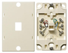Datacommunication Face Plate with Jack - NS725I - Hubbell Incorporated