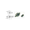One Piece Zero Backlash Constant Velocity Clamp Hub Helical Coupling -- S50HS9M1C02C02 - Image