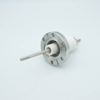 Power Feedthrough, 20,000 Volts, 7 Amps, 1 Pin, Stainless Steel Conductor with 1/4-20 Threads, 2.75″ Conflat Flange - A7001-3-CF - MPF Products, INC.