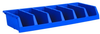 Akro-Mils System Bin Blue Shelf Storage Bin - 12 in Length - 33 in Width - 5 in Height - 6 Compartments - 30312 BLUE - 30312 BLUE - R. S. Hughes Company, Inc.