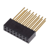 Connectors, Interconnects - Rectangular Connectors - Headers, Receptacles, Female Sockets - 1289738-SSQ-108-04-G-D - Win Source Electronics