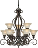 2346-09-32 Mid. Chandeliers-Glass Up - 416807 - Capital Lighting, Inc.