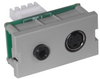 Datacommunication Face Plate with Jack - IMSV351101GY - Hubbell Incorporated