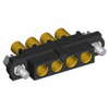 4 Pos. Female SIL 16 AWG Cable Conn. Kit, Jackscrews - M80-4000000F1-04-327-00-000 - Harwin Plc