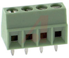 Terminal Block; 10 A; 160 V; 3.5 mm; 26to 16 AWG; 4; Screw; Solder; 2.5 kV; PA - 70054348 - Allied Electronics, Inc.