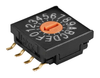 SWITCH ROTARY DIP HEX 100MA 5V - FR02FR16P - NKK Switches
