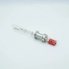 Thermocouple-Power Feedthrough, 1 Pair Type C, w/ Miniature TC Connector, 1000 Volts, 15 Amps, 2 Pins, 1.18″ QF / KF Flange - A0435-5-QF - MPF Products, INC.
