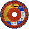 Norton Red Heat Flap Disc Quick Trim Type 27 - 63642505283 - Norton Abrasives