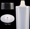 30 mm Oval Dual Chamber Screw On Tubes