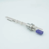 Thermocouple-Power Feedthrough, 1 Pair Type E, w/ Miniature TC Connector, 5000 Volts, 15 Amps, 2 Pins, 0.75″ Dia Stainless Steel Weld Adapter - A0442-8-W - MPF Products, INC.