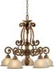 2433-05-17 Mid. Chandeliers-Glass Down - 413729 - Capital Lighting, Inc.