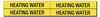Self-Sticking Vinyl Pipe Marker - 7128-1HV - Brady Corporation